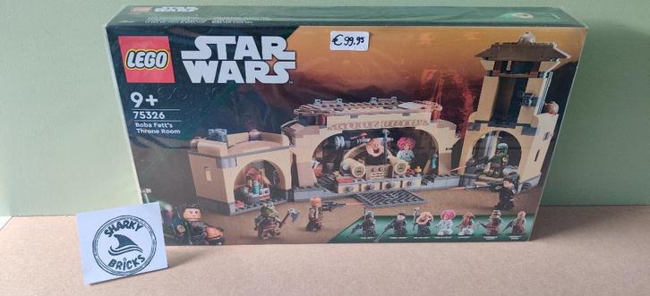 Lego 75326 Star Wars  Boba Fetts troonzaal (Nieuw), Kinderen en Baby's, Speelgoed | Duplo en Lego, Nieuw, Lego, Complete set, Ophalen of Verzenden
