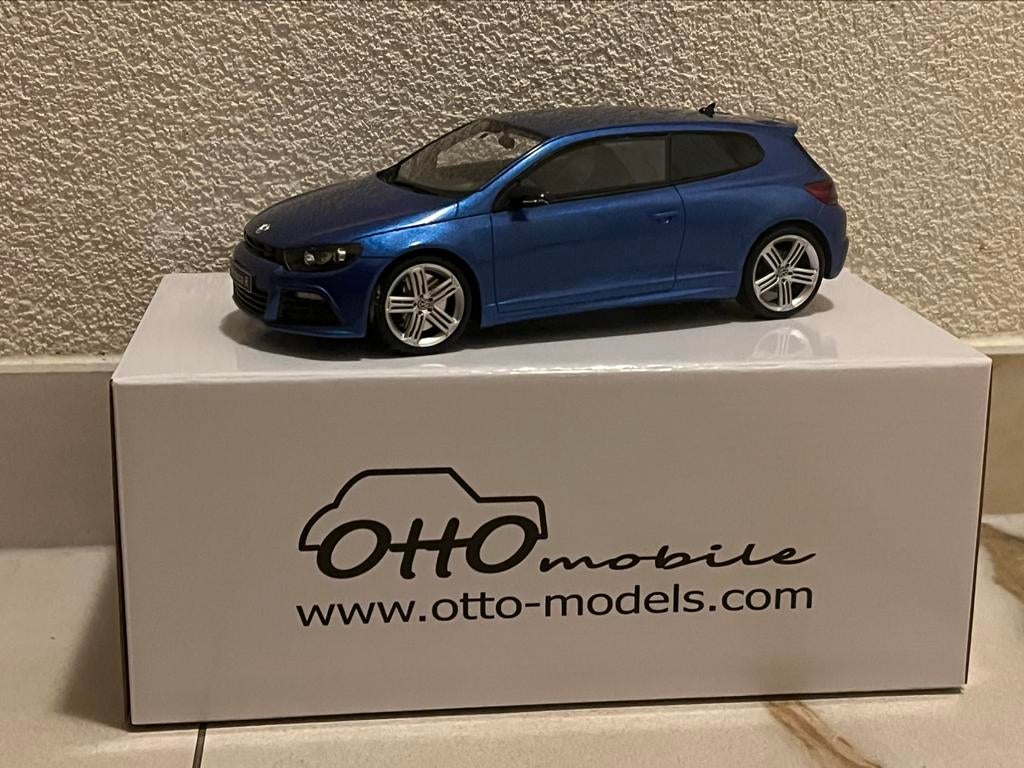 Volkswagen Scirocco 3 R Blauw 1:18 OttoMobile, Hobby en Vrije tijd, Modelauto's | 1:18, Nieuw, Auto, OttOMobile, Ophalen