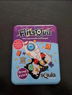 Squla FlitsQuiz groep 6 t/m 8, Hobby en Vrije tijd, Gezelschapsspellen | Kaartspellen, Een of twee spelers, Ophalen of Verzenden