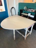 Houten uitklaptafel, Huis en Inrichting, Tafels | Eettafels, Ophalen, Minder dan 50 cm, Gebruikt, 100 tot 150 cm