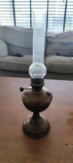 olielamp met glas, Antiek en Kunst, Antiek | Glas en Kristal, Ophalen