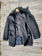Winterjas heren wol maat 54 model driekwart, Kleding | Heren, Maat 52/54 (L), Zwart, Zo goed als nieuw, Ophalen