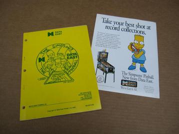 F8c manual 'the simpsons' data east + flyer beschikbaar voor biedingen
