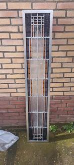 Prachtig glas in lood raam met een afmeting van 28 cm breed, Antiek en Kunst, Ophalen