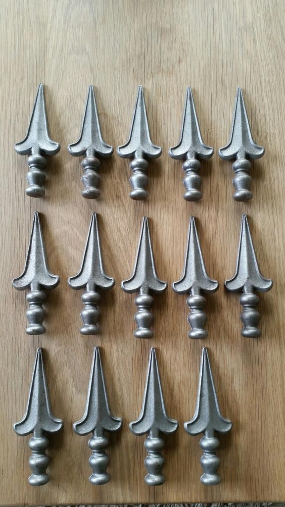 Hekpunten voor sierhek, Tuin en Terras, Tuinhekken en Hekwerk, Nieuw, Sierhekwerk, IJzer, Ophalen of Verzenden