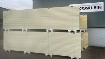 Pir 60 mm - 500 x 120 cm - witte alu zichtplaten - €9.50 ex beschikbaar voor biedingen