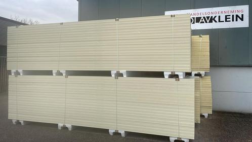 Pir 60 mm - 500 x 120 cm - witte alu zichtplaten - €9.50 ex, Tuin en Terras, Schuttingen, Nieuw, 6 meter of meer, Ophalen