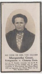 Margaretha Grent 1881 Wervershoof + 1929 Wervershoof, Verzenden, Bidprentje