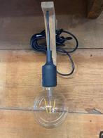 Schemerlamp / Wandlamp van hout  -  Set 2 stuks, Ophalen of Verzenden, Zo goed als nieuw, Hout