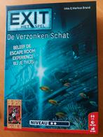 Exit escape room - De verzonken schat, Hobby en Vrije tijd, Gezelschapsspellen | Kaartspellen, Ophalen of Verzenden, Zo goed als nieuw