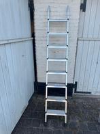 Ladder 8 tredes met antislip boven en onder, Doe-het-zelf en Verbouw, Ladders en Trappen, Ophalen, Zo goed als nieuw, Ladder, 2 tot 4 meter