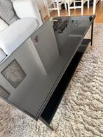 Ike glazen salontafel, Ophalen, 100 tot 150 cm, 50 tot 100 cm, Zo goed als nieuw