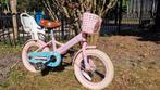 Meisjesfiets met mandje en poppenstoeltje, Ophalen, Zo goed als nieuw, 16 tot 20 inch