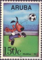 Aruba 1994 - nvph 143 - WK Voetbal - USA, Postzegels en Munten, Verzenden, Postfris
