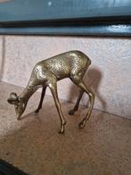 Bronzen Hertenbeeldje, Ophalen of Verzenden, Gebruikt, Metaal, Dierenbeeld