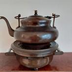 Koperen ketel met stoof, Antiek en Kunst, Antiek | Koper en Brons, Ophalen of Verzenden