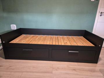 Ikea Brimnes bedbank 80x200cm met lades beschikbaar voor biedingen