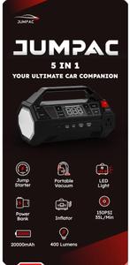Jumpac 5 in 1 camper en auto batterij / starter / stofzuiger, Ophalen of Verzenden, Nieuw
