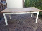 Landelijke eettafel., Huis en Inrichting, Tafels | Eettafels, Ophalen, Gebruikt, 200 cm of meer, 50 tot 100 cm