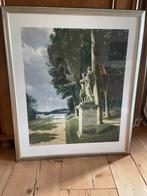 Zeefdruk Sylvia Willink - Uitzicht op meer, Ophalen, Gebruikt, Schilderij, 75 tot 100 cm