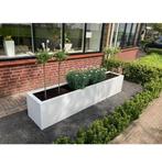 Stalen Plantenbak nieuw, Tuin en Terras, Bloembakken en Plantenbakken, Ophalen, Zo goed als nieuw, Metaal