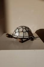 Vintage Tiffany schildpad tafellamp - wit opaalglas, Huis en Inrichting, Lampen | Tafellampen, ., Ophalen of Verzenden, ., Minder dan 50 cm