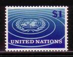 Verenigde Naties New York 1966 165 VN Embleem 1$, Postfris, Ophalen of Verzenden, Noord-Amerika, Postfris