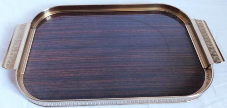 Vintage dienblad MB design Italy, Huis en Inrichting, Woonaccessoires | Dienbladen, Gebruikt, Overige materialen, Rechthoekig