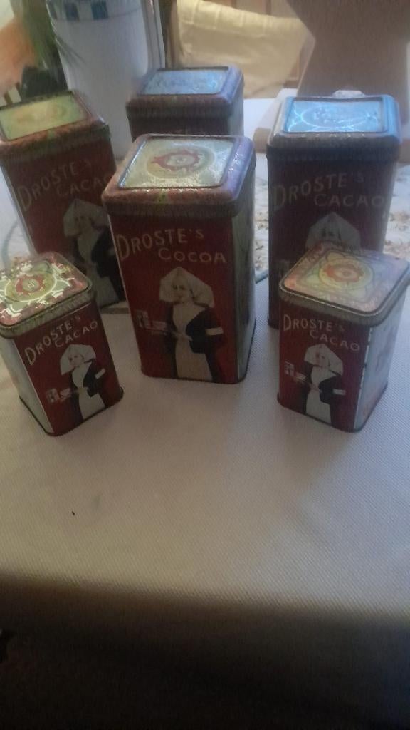 Droste blikken, Verzamelen, Blikken, Ophalen, Gebruikt, Overige, Droste