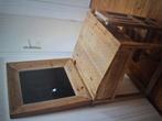 Mooie houten kindertafel/lessenaar met stoeltje, Kinderen en Baby's, Kinderkamer | Tafels en Stoelen, Ophalen, Tafel(s) en Stoel(en)
