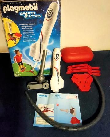 Playmobil 6187 (Retro) Sports & Action - Raket + Lanceerpomp beschikbaar voor biedingen