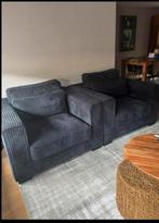 Ribstof fauteuils 2stuks TEAB, Huis en Inrichting, Fauteuils, Ophalen, Gebruikt, 75 tot 100 cm, 50 tot 75 cm