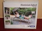 2 Ligbedden, Ophalen, Zo goed als nieuw, Aluminium, Verstelbaar