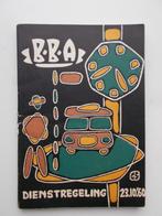 "B.B.A." BREDA, DIENSTREGELING INGAANDE  23-10-'60, Verzamelen, Ophalen of Verzenden, Bus of Metro, Boek of Tijdschrift