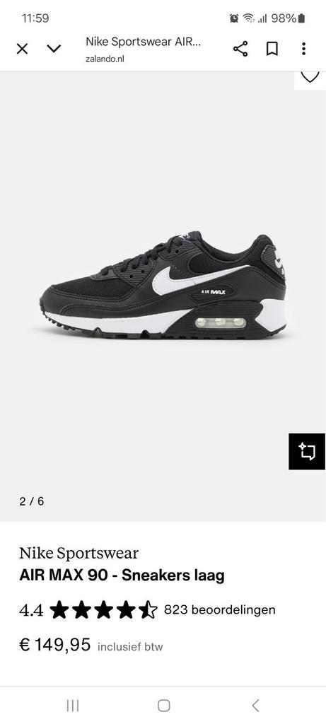 Nieuwe nike air max 90 sneakers laag maat 38, Kleding | Heren, Schoenen, Nieuw, Overige kleuren, Ophalen