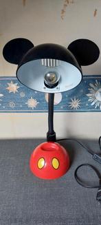 vintage mickey mouse bureaulamp, Ophalen of Verzenden, Gebruikt, Minder dan 50 cm