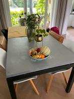 Eettafel - stenen blad (beton), Ophalen, Gebruikt, 200 cm of meer, Vijf personen of meer
