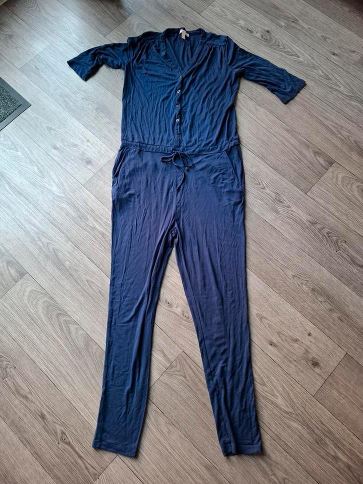 Esprit Jumpsuit Maat 38 - Zgan!, Kleding | Dames, Jumpsuits, Zo goed als nieuw, Maat 38/40 (M), Blauw, Ophalen of Verzenden