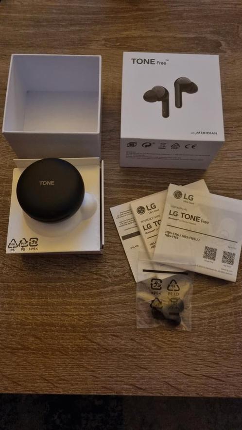 LG TONE Free FN4 zgan zwart., Audio, Tv en Foto, Koptelefoons, Zo goed als nieuw, Overige merken, Draadloos, Bluetooth, Surround