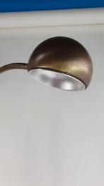 Bronzen vloerlamp met buigbare halogeen spot. 130 cm. S35, Tweedehands verkoop, Tweedehands verkoop, Gebruikt, Ophalen of Verzenden