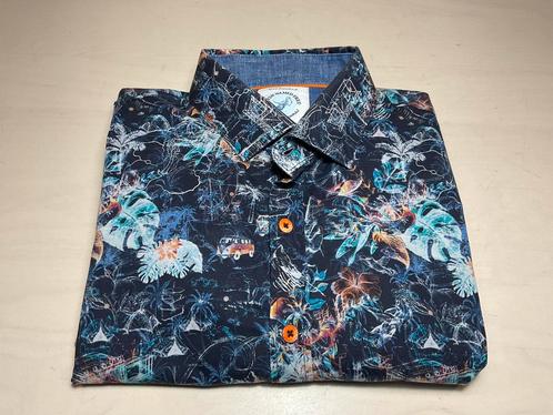 A Fish Named Fred maat L overhemd lange mouw, Kleding | Heren, Overhemden, Halswijdte 39/40 (M), Blauw, Ophalen of Verzenden