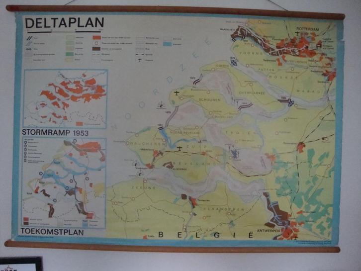 schoolplaat, Antiek en Kunst, Antiek | Schoolplaten, Geschiedenis, Ophalen of Verzenden