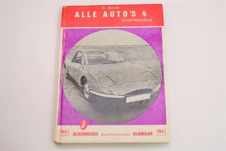 Alle Auto's 4 — Sportwagens [1968] — Alkenreeks, Boeken, Auto's | Boeken, Gelezen, Algemeen, Ophalen of Verzenden