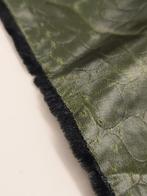 Poly croco wrinkle nepleer mosgroen legergroen 7,3 meter, Hobby en Vrije tijd, Stoffen en Lappen, 120 cm of meer, Nieuw, Ophalen of Verzenden