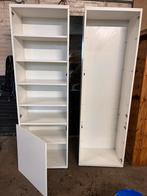 Twee Ikea Besta kasten met deuren en planken, Huis en Inrichting, Kasten | Wandmeubels, Ophalen, Kunststof, 150 tot 200 cm, 25 tot 50 cm