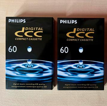 2x Philips DCC cassettes SEALED beschikbaar voor biedingen