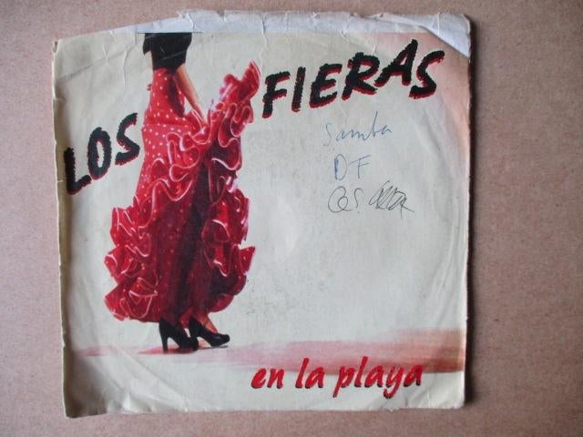 s3086 los fieras - en la playa, Ophalen, Gebruikt, Overige genres, 7 inch