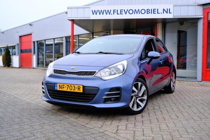 Kia Rio 1.2 CVVT ExecutiveLine 5-drs Navi|Cam|Clima|LMV, Auto's, Kia, Bedrijf, Te koop, Rio, ABS, Achteruitrijcamera, Airbags