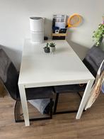 Eettafel wit Ikea, Huis en Inrichting, 50 tot 100 cm, 150 tot 200 cm, Rechthoekig, Scandinavisch