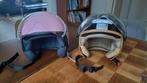 Scooter/brommer helmen 2x, Fietsen en Brommers, Ophalen of Verzenden, Gebruikt